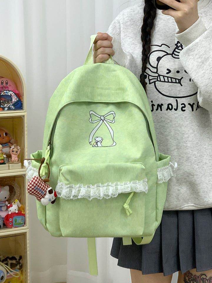 Verspielter Rucksack mit Süßem Motiv und Praktischen Fächern Karnz