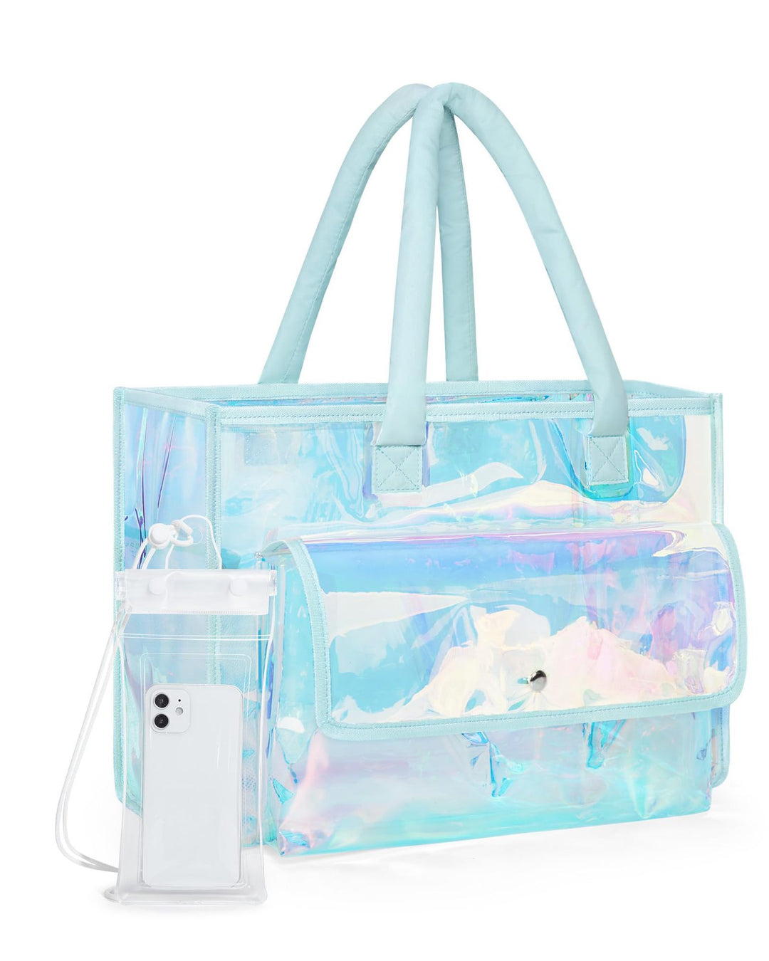 Damen durchsichtige Trendtasche Karnz