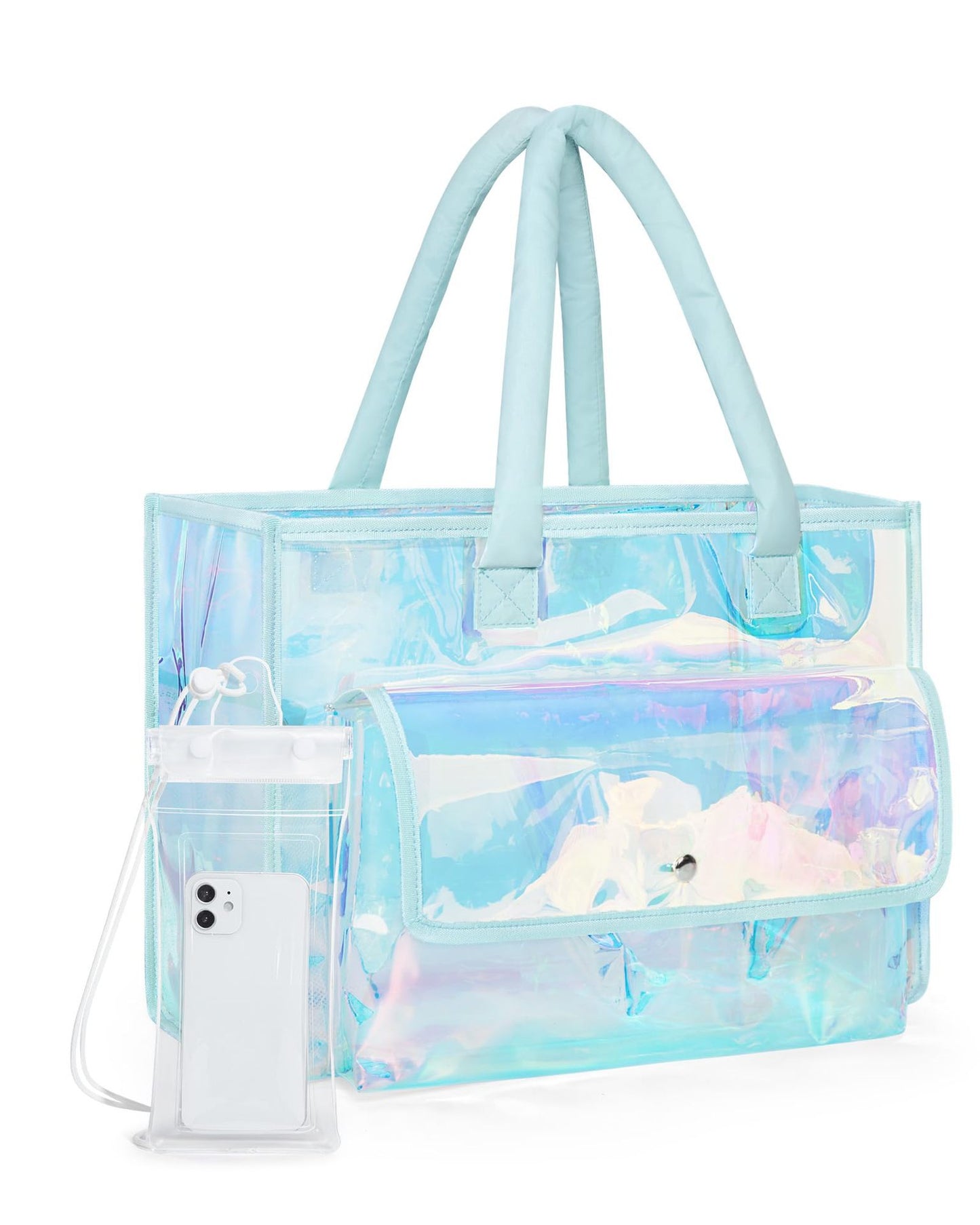 Damen durchsichtige Trendtasche Karnz