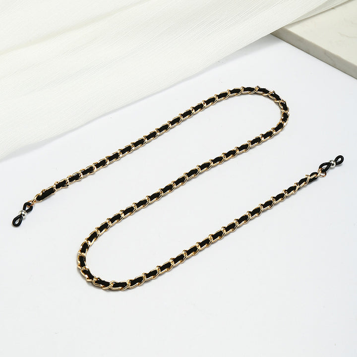 Aviator-Sonnenbrillen mit modischer Kette Karnz