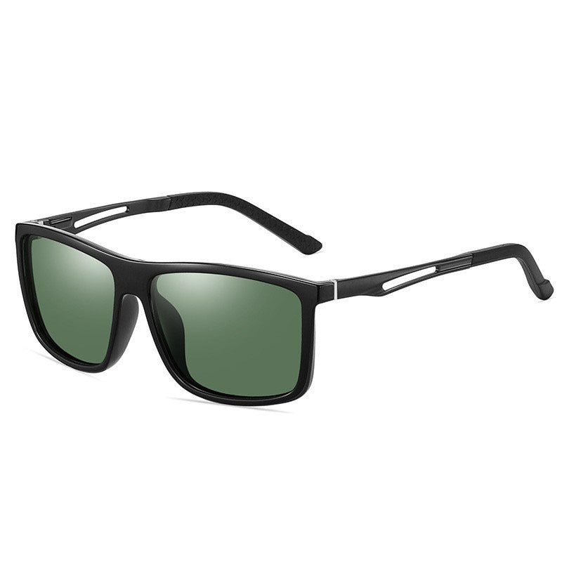 Herren Sportliche Sonnenbrille mit rutschfesten Bügeln und UV-Schutz Karnz