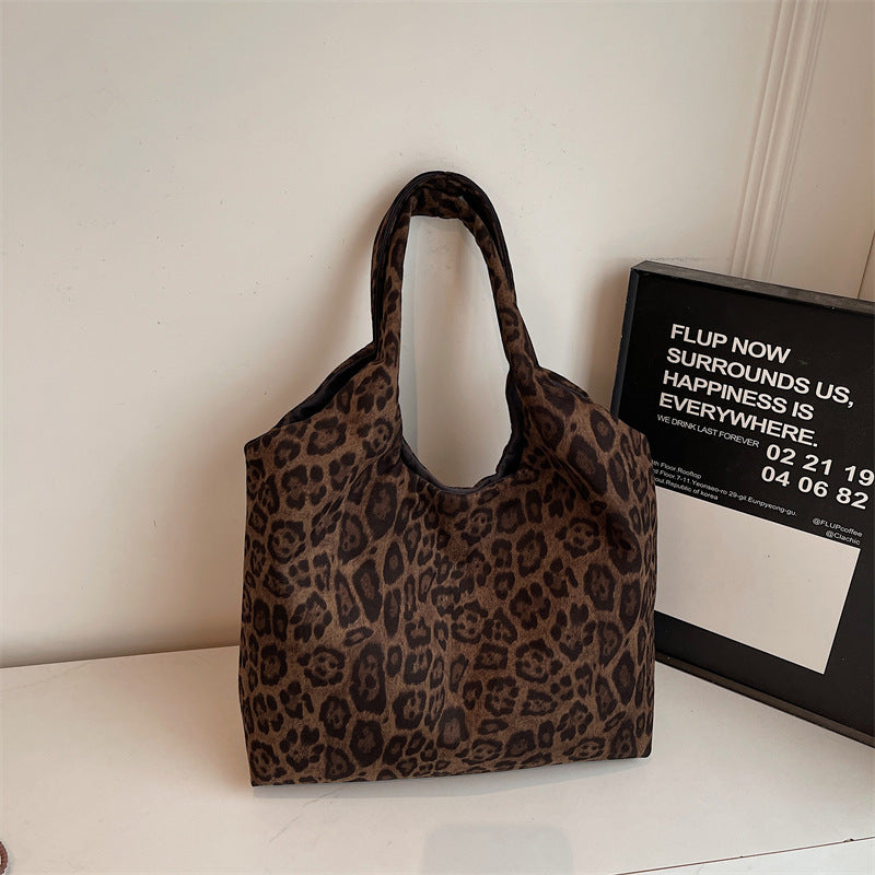 Modische Leopardprint-Shopper-Tasche Karnz