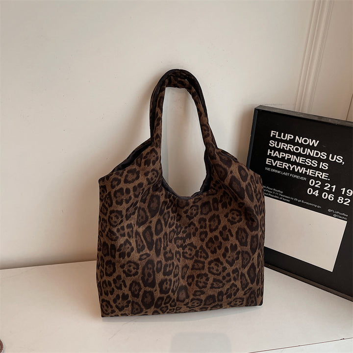 Modische Leopardprint-Shopper-Tasche Karnz