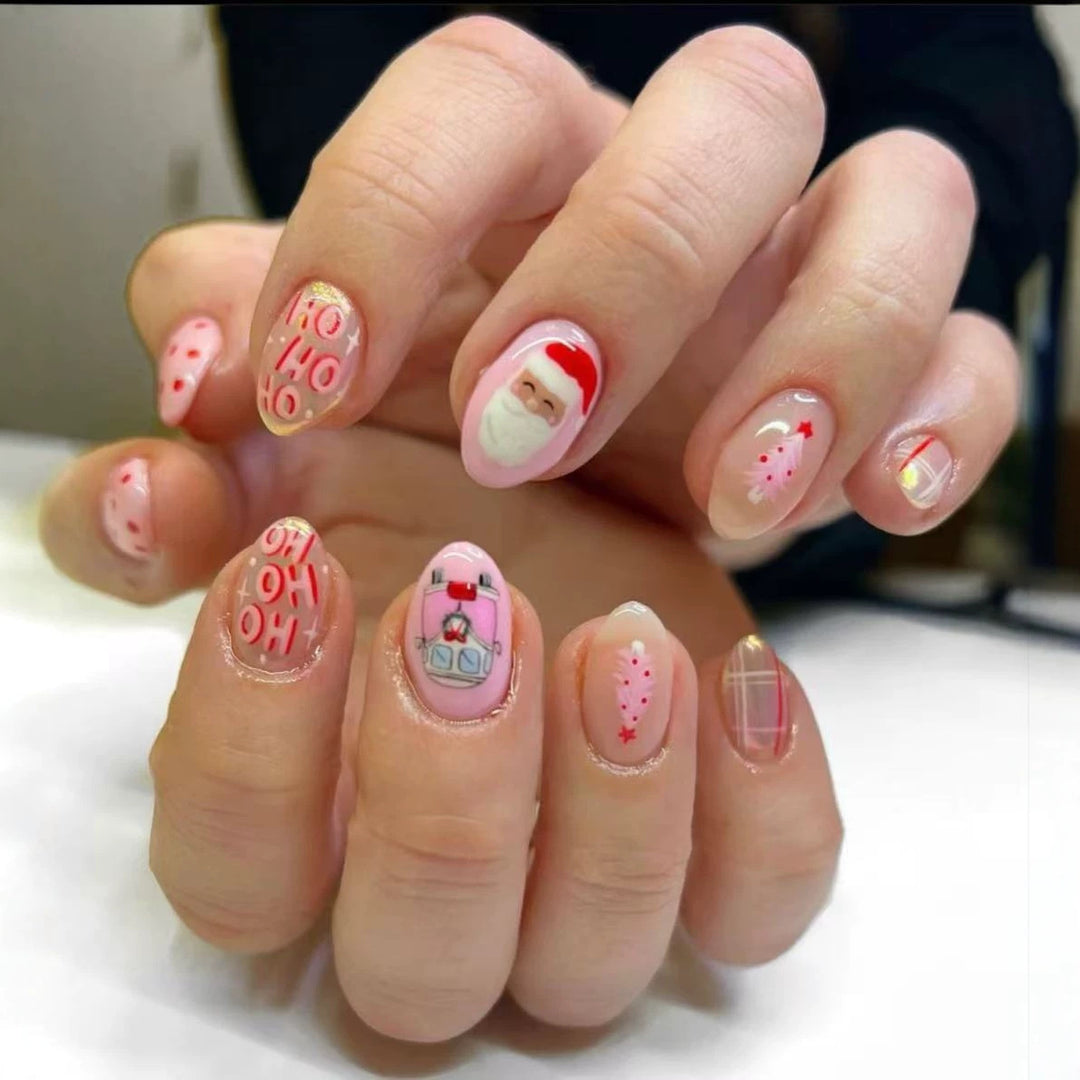 Kreatives Nagelkunst Set mit weihnachtlichen Motiven Karnz