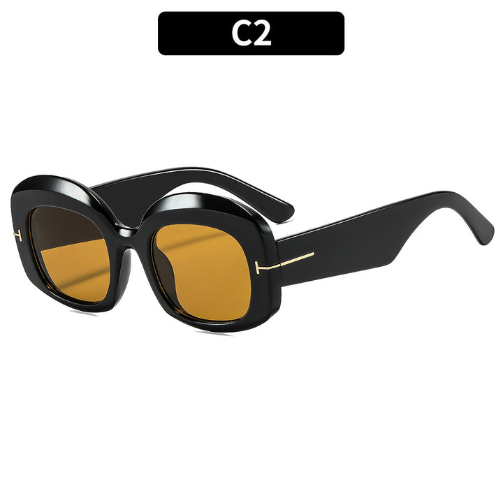 Oversized Stylische Quadratische Sonnenbrillen