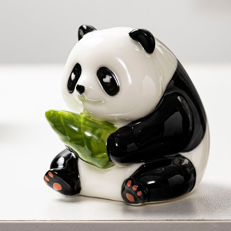 Niedlicher Panda Dekorationsfigur Karnz