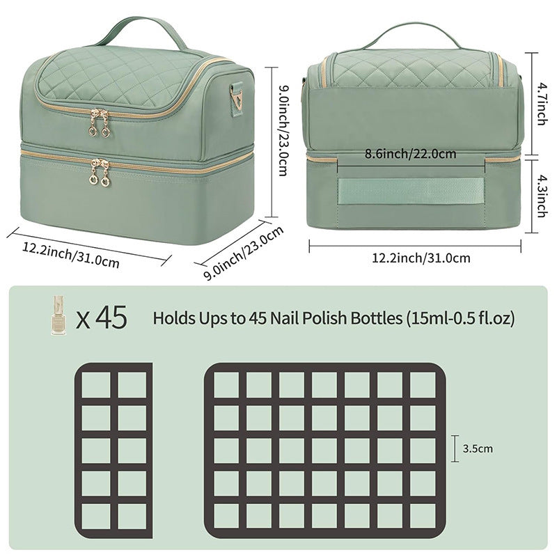 Kosmetik-Organizer-Tasche mit Multifunktionalen Fächern Karnz