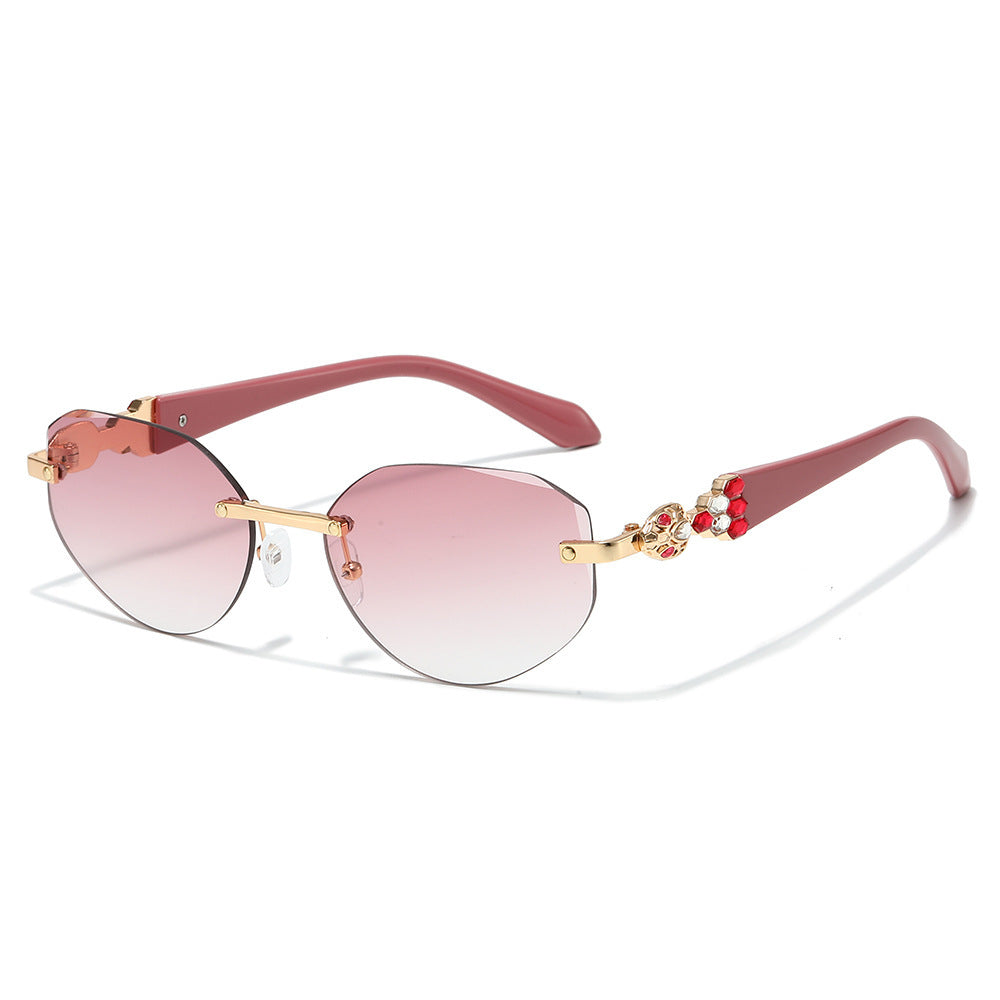 Dekorative Übergroße Schild-Sonnenbrille Karnz