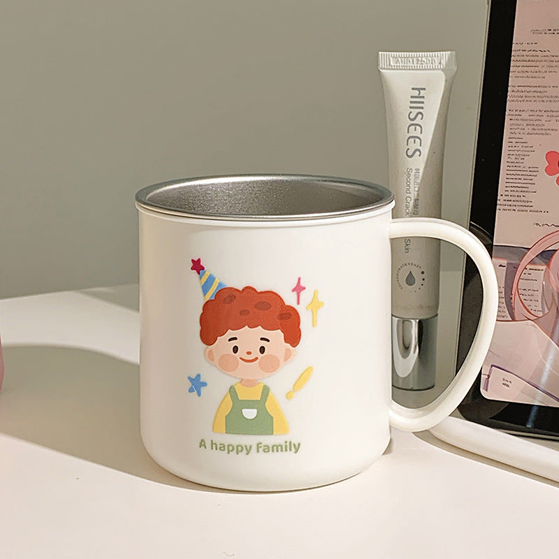 Keramiktasse mit Fröhlichem Familienmotiv Karnz 1786635457