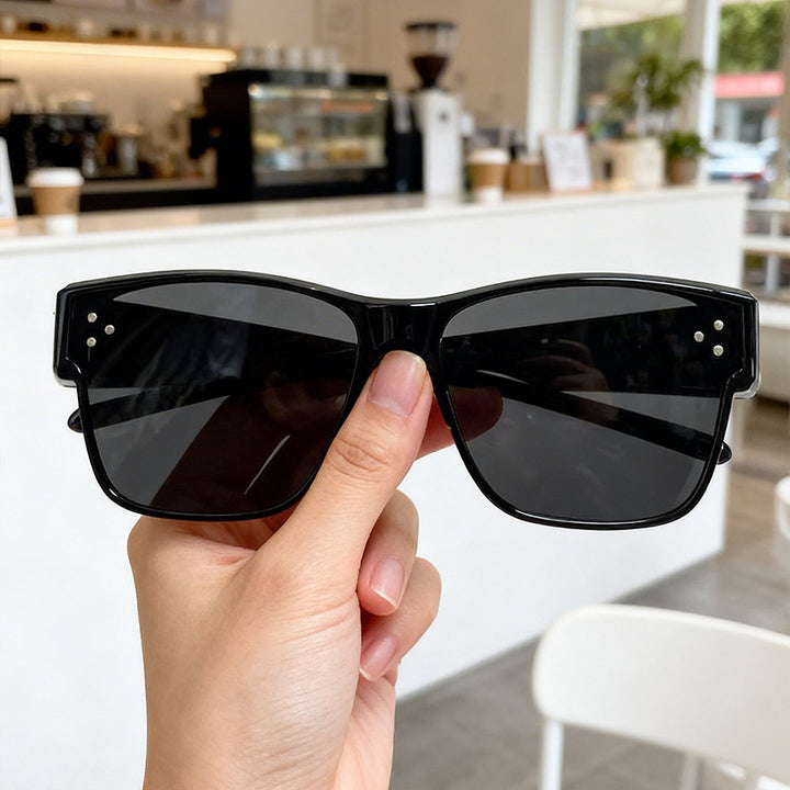 Fette geometrische Rahmen Sonnenbrille Karnz