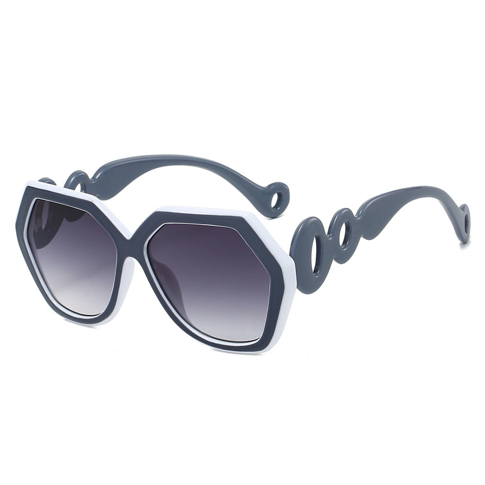 Künstlerische geometrische Sonnenbrille Karnz