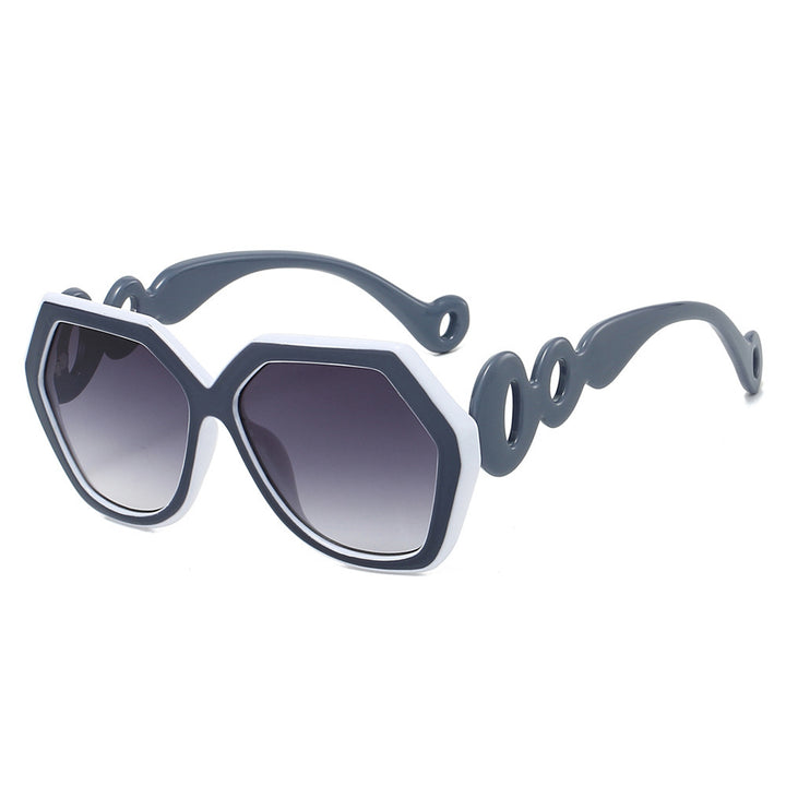 Künstlerische geometrische Sonnenbrille Karnz