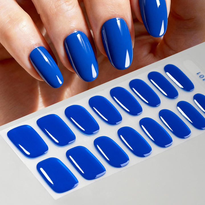 Hochglänzende Gel-Nagel-Wraps