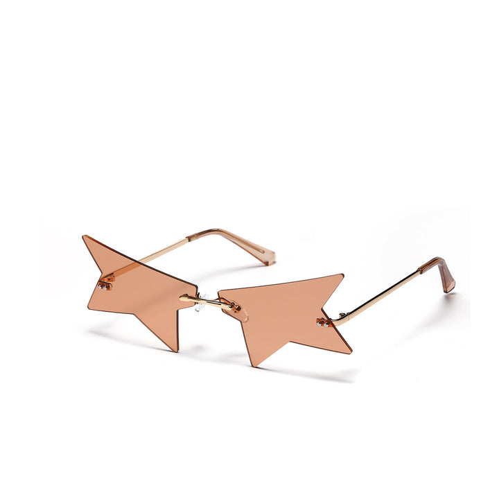 Damen Sonnenbrille im außergewöhnlichen Sternen-Design Karnz