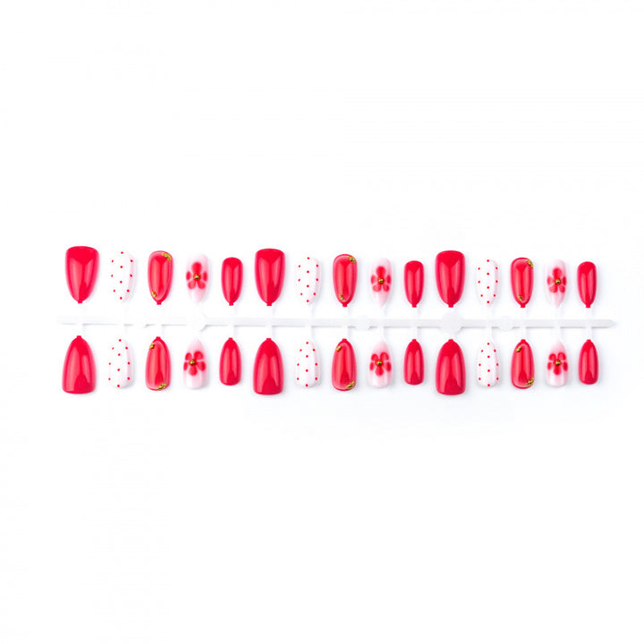 Floral Art Press-On Nagel Set