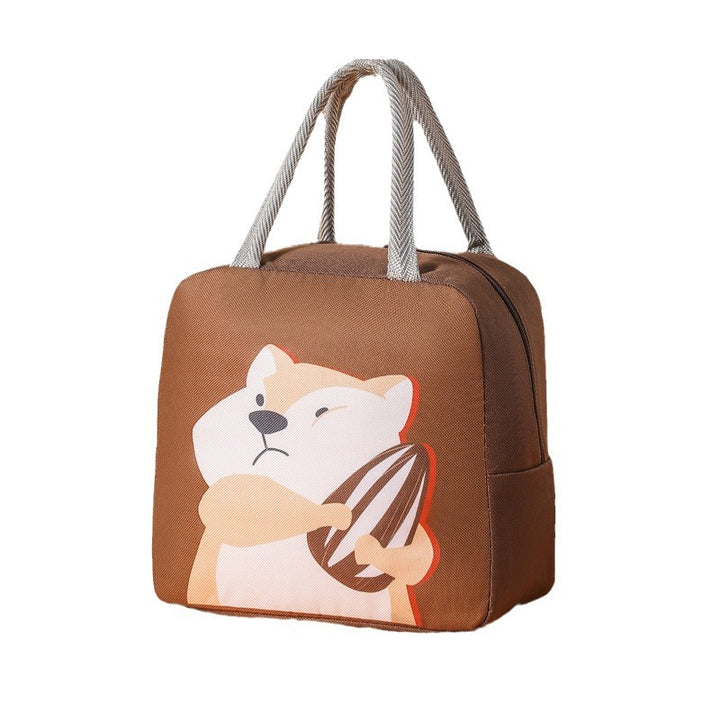 Süßes Tier Isolierte Lunch Tasche Karnz