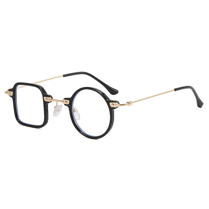 Damen elegante runde Hybridbrille mit quadratischem Design Karnz