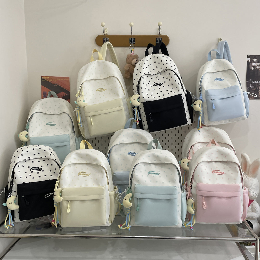 Stylische bedruckte Rucksack mit lustigen Charakterakzenten Karnz