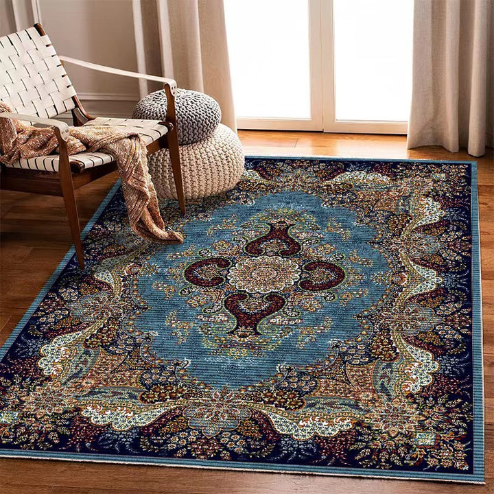 Vintage-inspirierter floraler Teppich