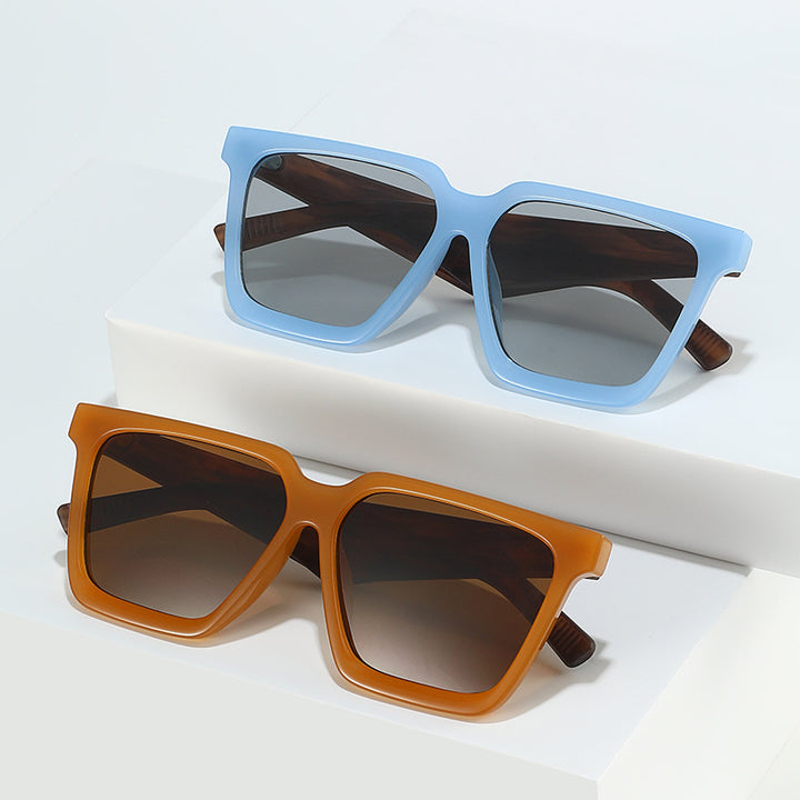 Oversized Schildpatt Mode Sonnenbrille Karnz