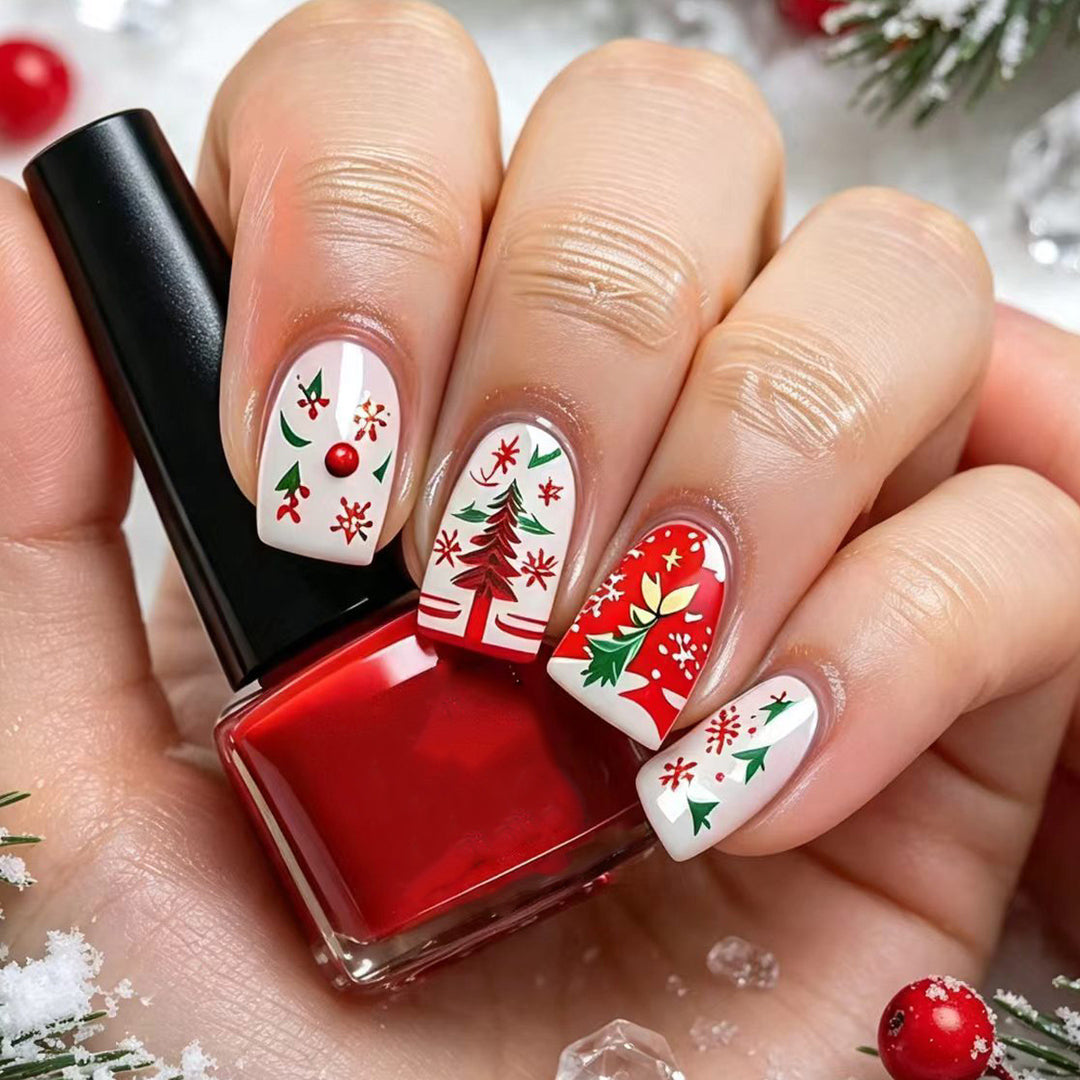 Kreative Weihnachtskunstnägel Karnz