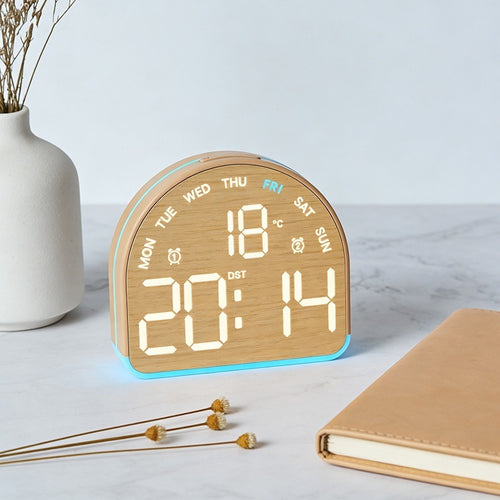 Digitaler Wecker mit Temperatursensor und Dateianzeige Karnz