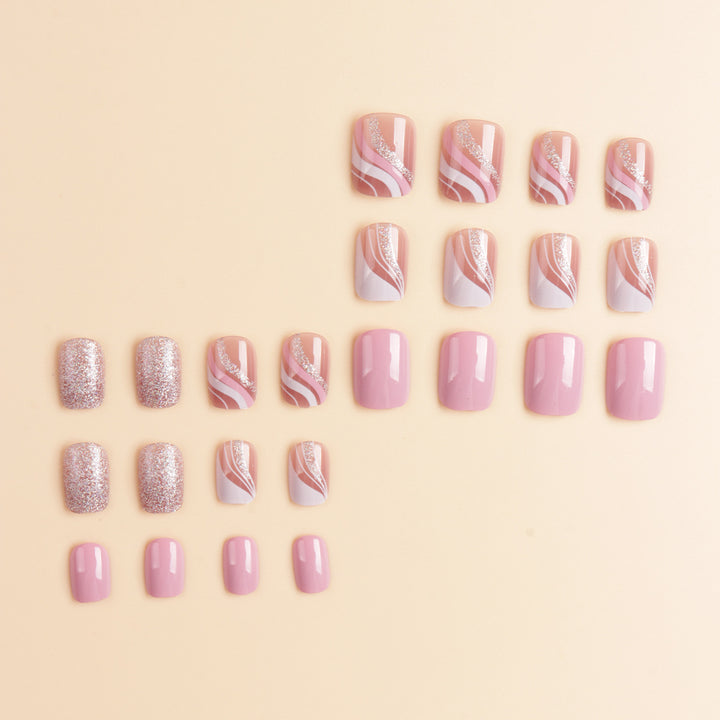 Künstlerisches Glitter-Nageldesign-Set Karnz