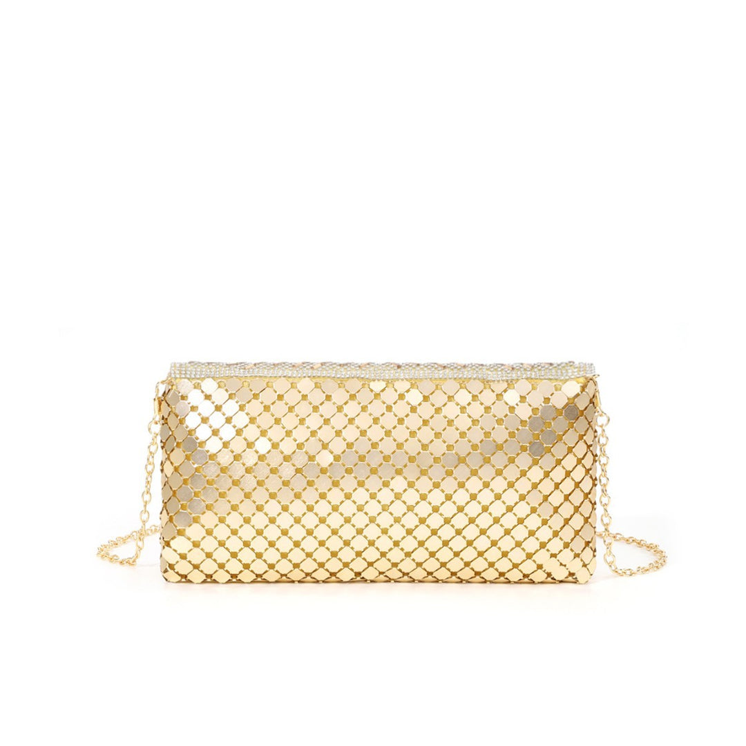 Perlenverzierte Abend-Clutch