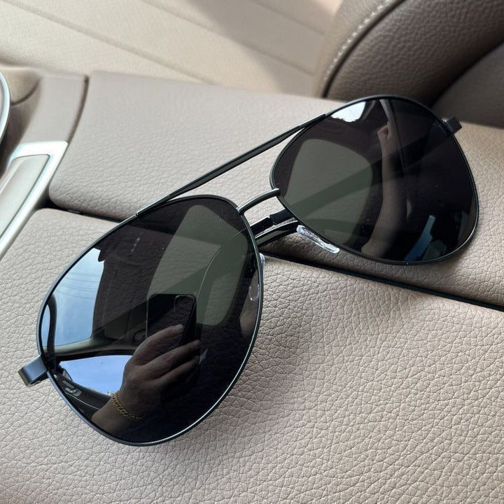 Stylische Aviator Sonnenbrillen mit verbessertem UV-Schutz Karnz