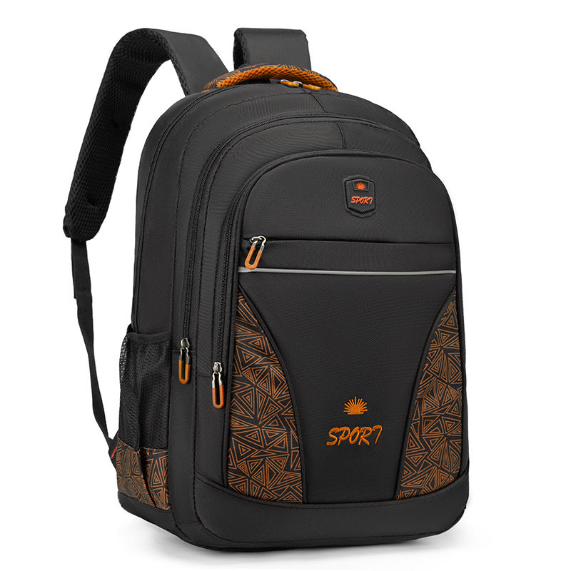 Stylische geometrische Druck Rucksack Karnz