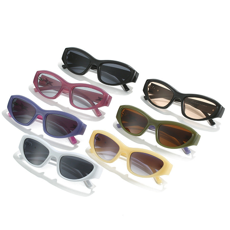 Retro-inspirierte Cat-Eye-Sonnenbrille Karnz