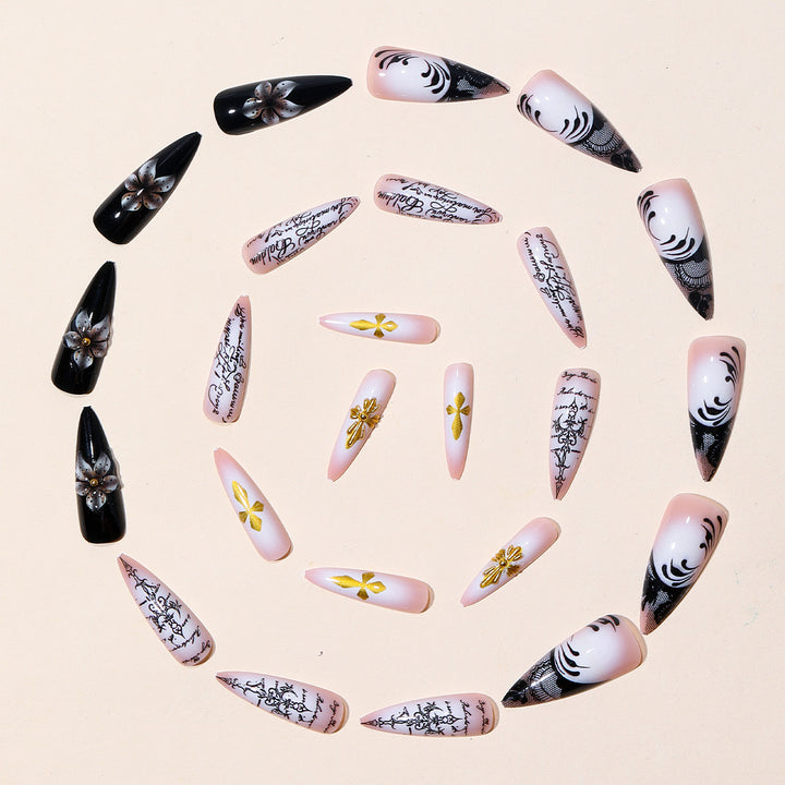 Premium Stiletto Nagelkunst Verlängerungen Karnz