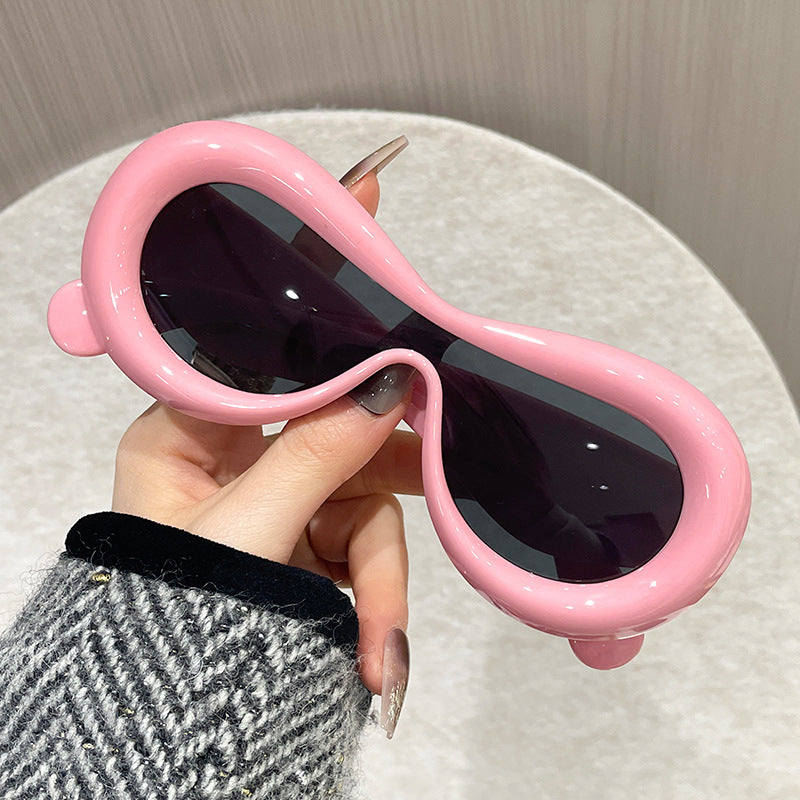Damen außergewöhnliche Sonnenbrille Karnz