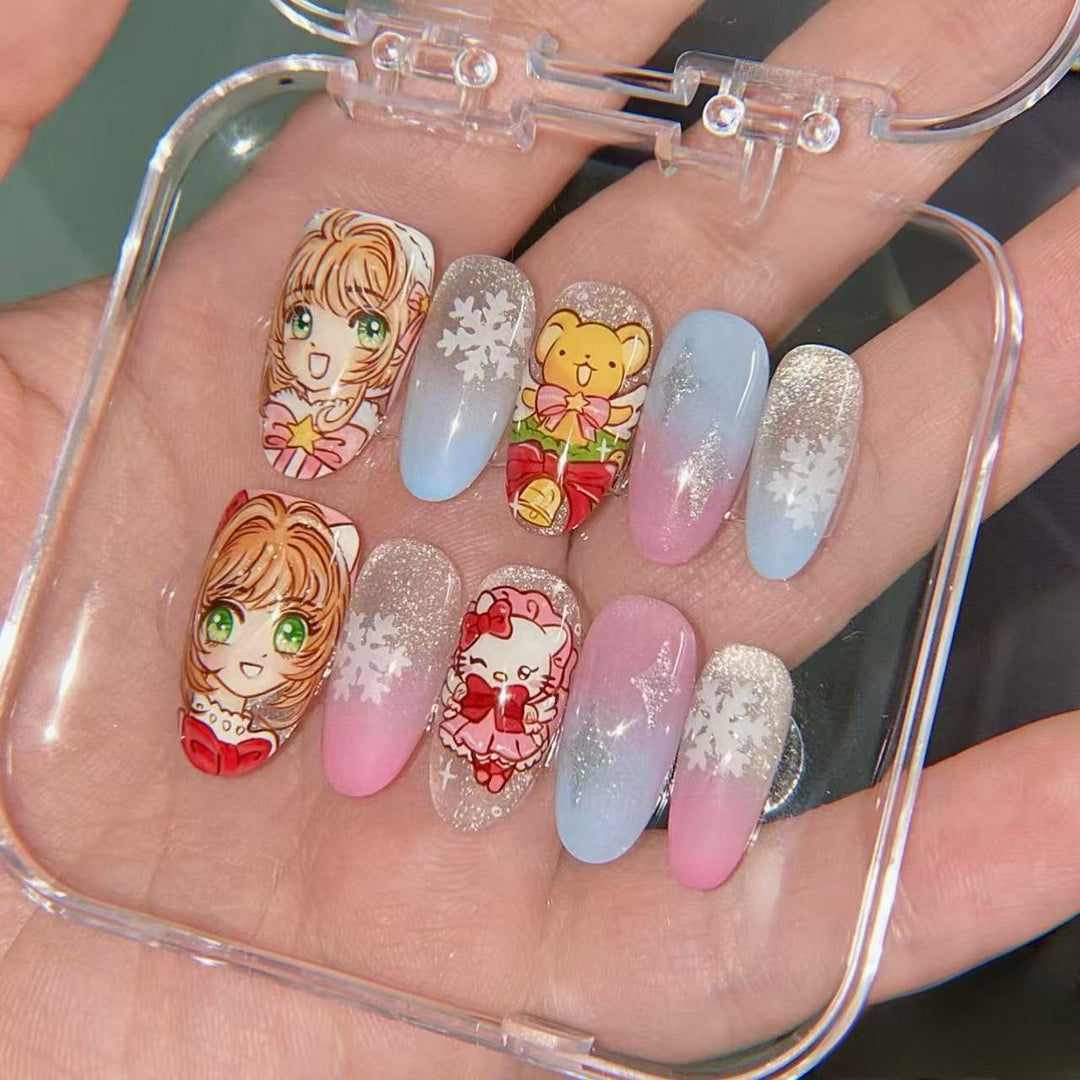 Glamouröse Gel-Nagelkunstverlängerungen Karnz