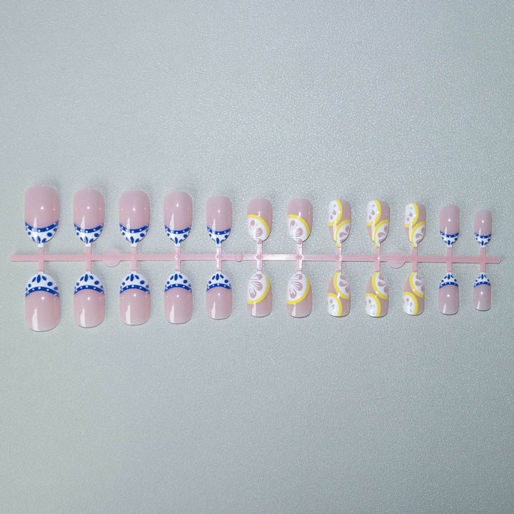 Zitrus-inspiriertes Nagelkunst-Kit