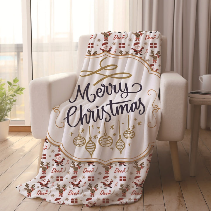 Gemütliche Weihnachtsdecke