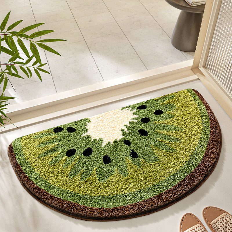 Avocado Shape Plüsch Badmatte