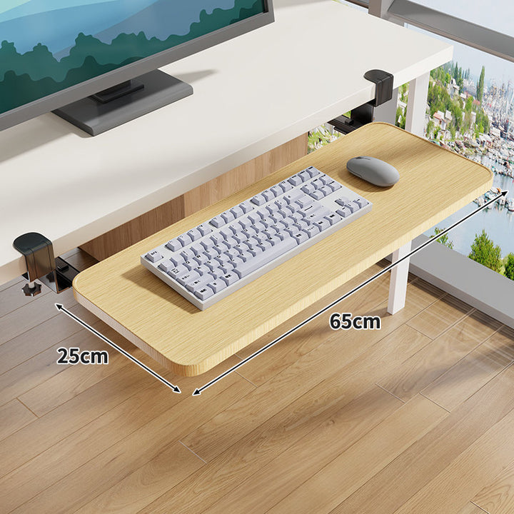 Untertisch-Rollende ergonomische Tastatur- und Mausablage mit Klemmbefestigung
