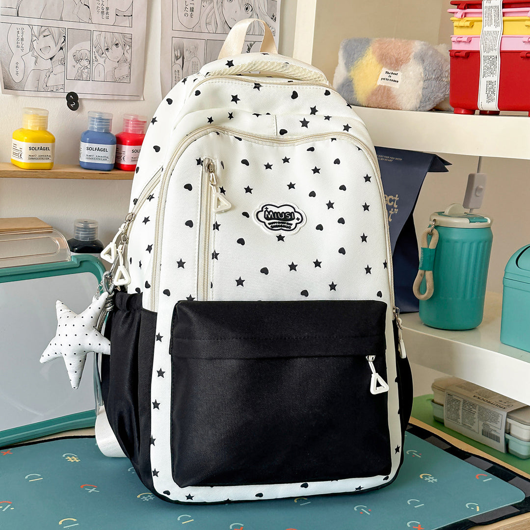 Sternenprint lässiger Rucksack Karnz
