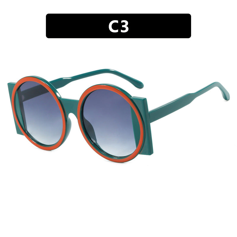 Damen oversized Sonnenbrille mit eckigem Rahmen und UV-Schutz Karnz