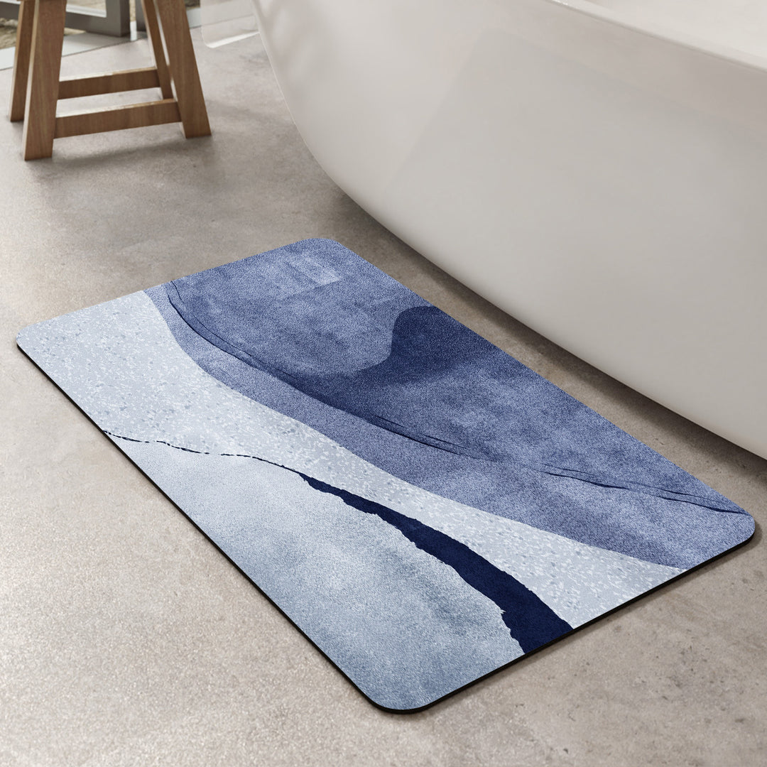 Stylische dekorative Badematte Karnz
