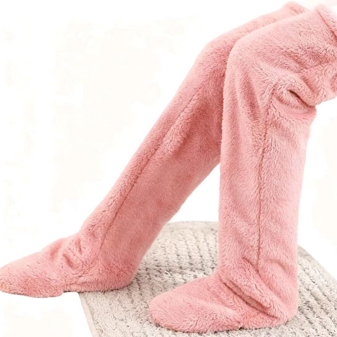 Damen Kuschelige Beinwärmer aus hochwertigem Fleece Karnz