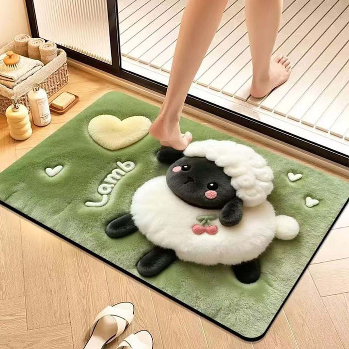 Süßes Hundedesign Badematte