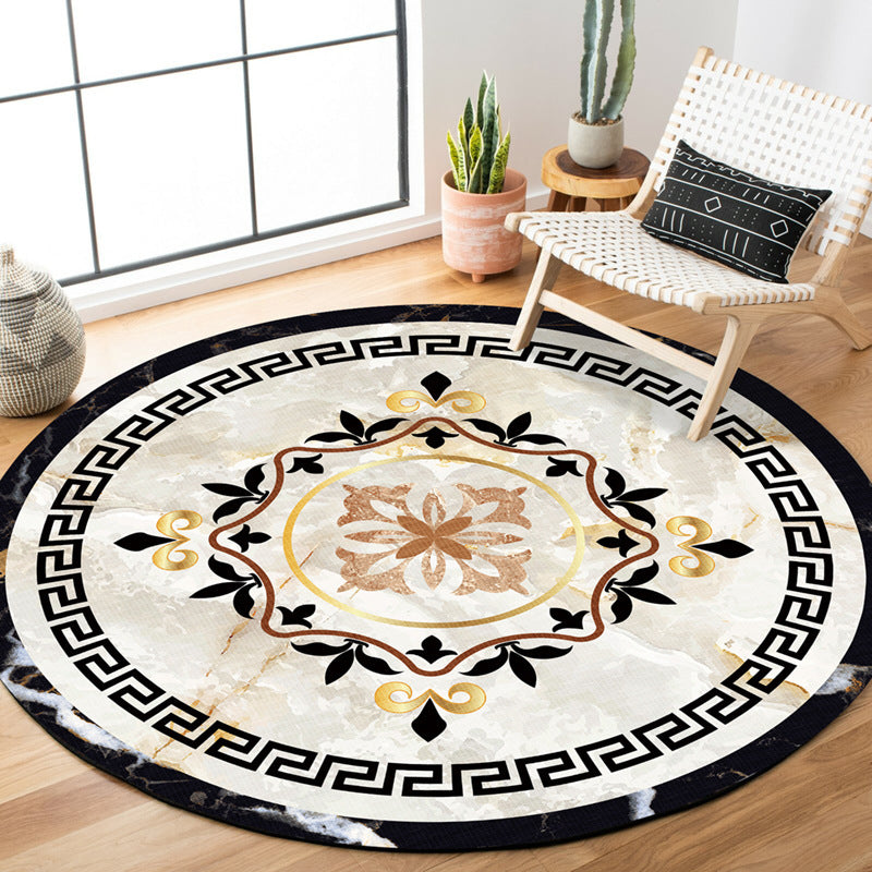 Eleganter runder Teppich Karnz