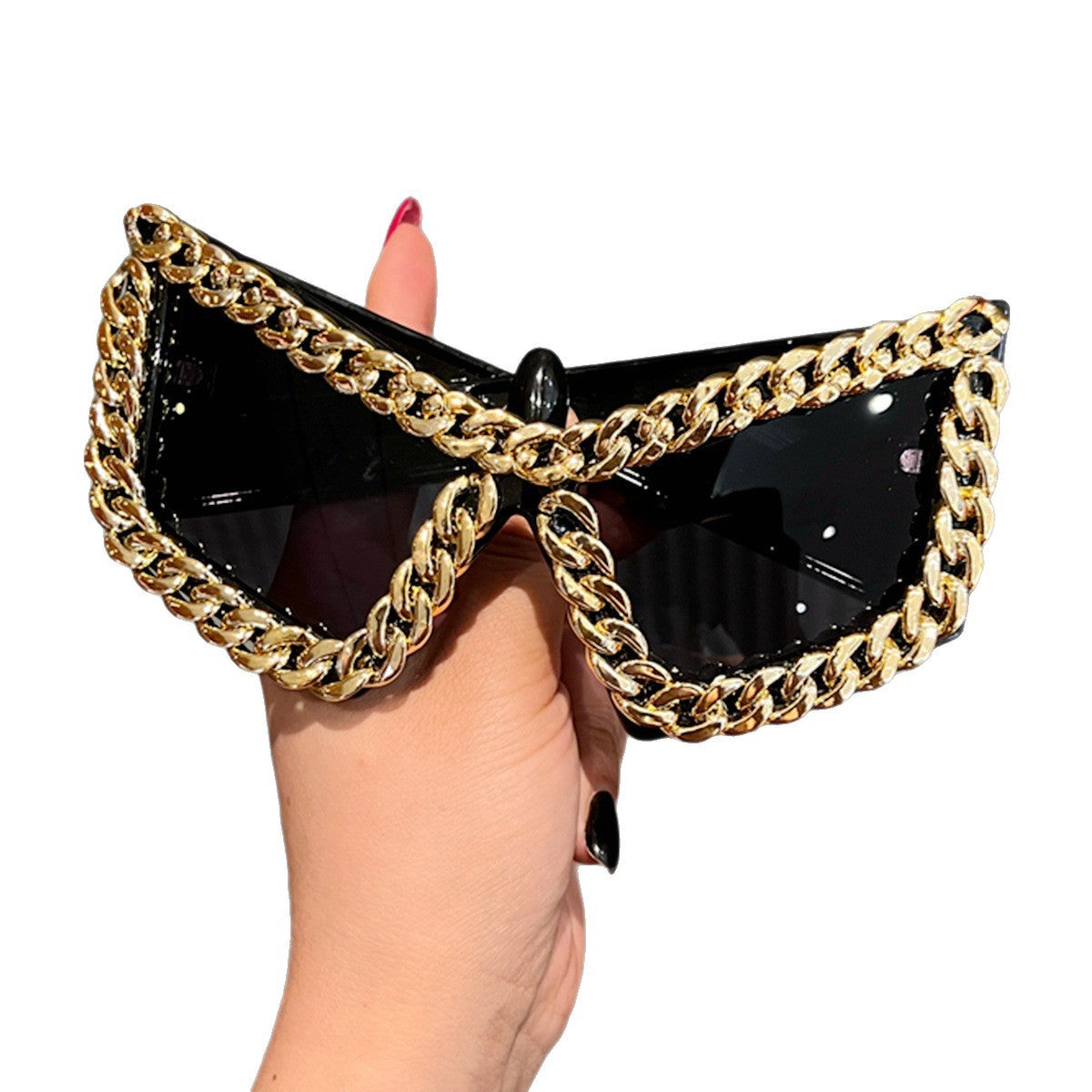 Damen Sonnenbrille mit auffälligem Katzenaugen-Design von Karnz