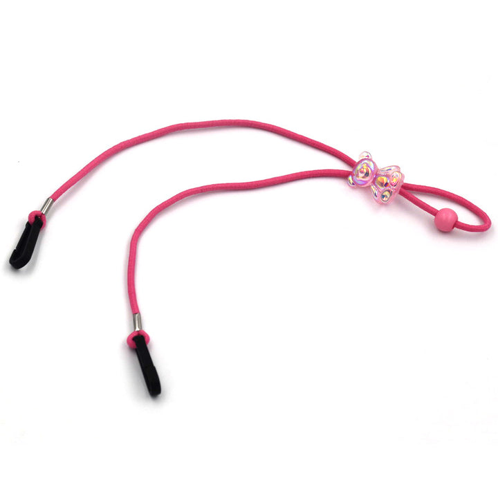 Verstellbarer Brillenhalter mit Perlendetail Karnz