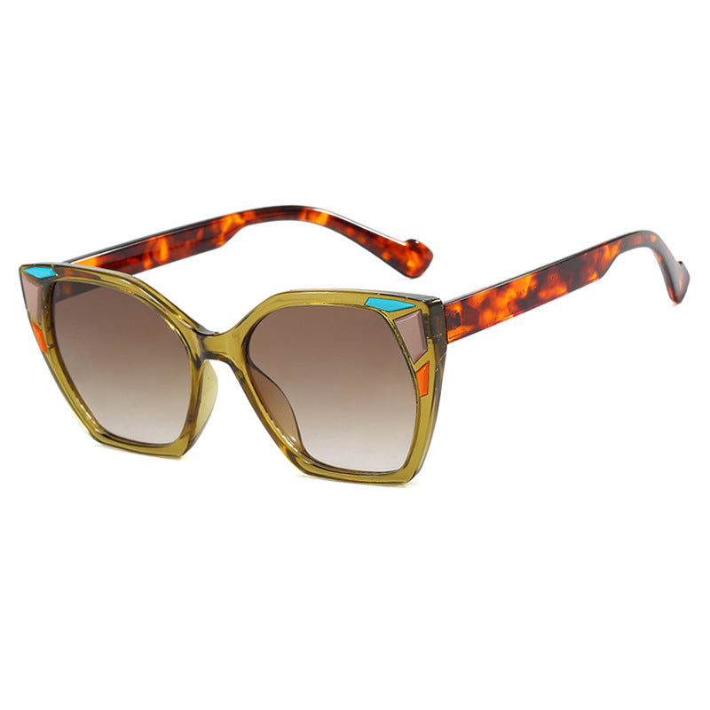Damen modische Geometrische Designerbrille Karnz