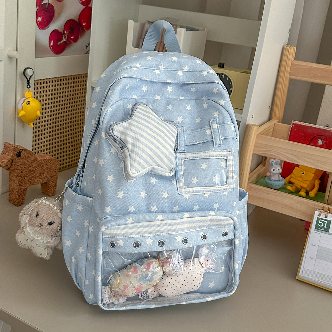 Fun Star-verzierte Freizeit-Rucksack Karnz 1791204793