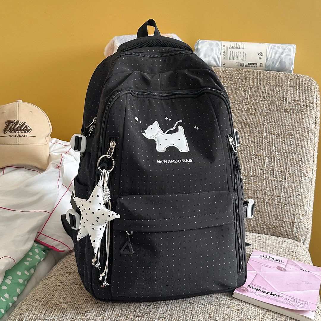 Grafische Katzen-Themen-Rucksack Karnz