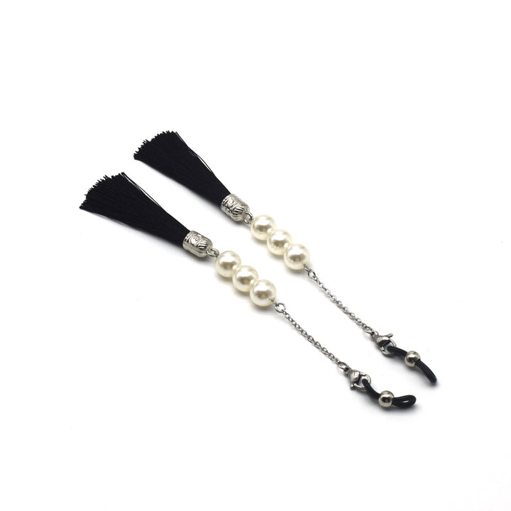 Eleganter Quaste Perlen Brillenhalter Karnz